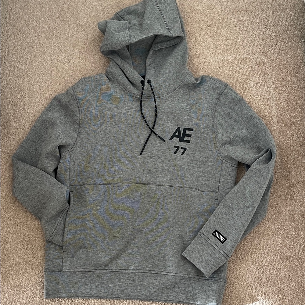 American Eagle Outfitters Gray Hoodie with Logo